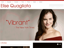 Tablet Screenshot of elisequagliata.com
